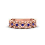 milgrain-sapphire-woven-round-diamond-wedding-band-in-rose-gold-FD11273BGSABL-NL-RG